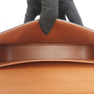 Pre-owned Celine Claude Triomphe Brown PVC coated canvas shoulderbag | stylenewstar