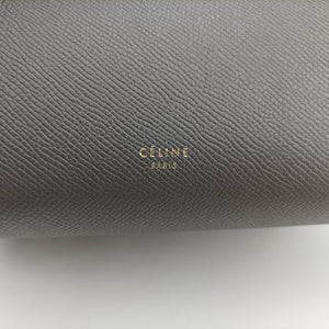 Pre-owned Celine Belt Mini Grey Leather handbag | stylenewstar