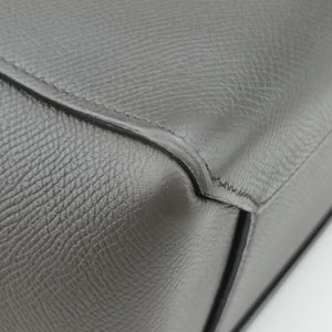 Pre-owned Celine Belt Mini Grey Leather handbag | stylenewstar