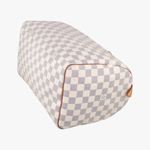 Pre-owned Louis Vuitton Speedy 30 AZUR Damier Canvas N41533 handbag | stylenewstar