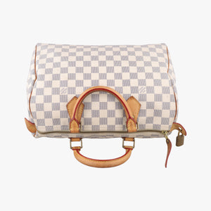 Pre-owned Louis Vuitton Speedy 30 AZUR Damier Canvas N41533 handbag | stylenewstar