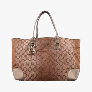 Vintage Gucci Heart Bit charm Golden Canvas×Leather 269956 shoulderbag | stylenewstar