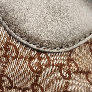 Vintage Gucci Heart Bit charm Golden Canvas×Leather 269956 shoulderbag | stylenewstar