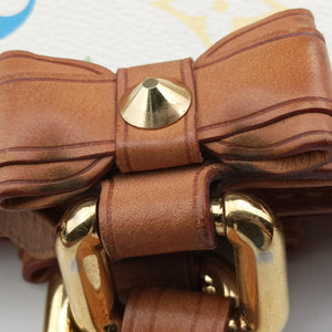 Pre-owned Louis Vuitton SHARLEEN GM white Monogram Multicolor M93214 handbag | stylenewstar