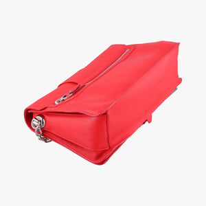 Pre-owned VERSACE Versace Borsa Stardvst Red leather shoulderbag | stylenewstar