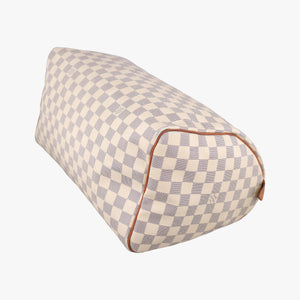 Pre-owned Louis Vuitton Speedy 35 Azur Damier Canvas N41535 handbag | stylenewstar
