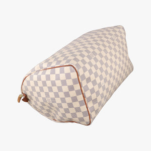 Pre-owned Louis Vuitton Speedy 35 Azur Damier Canvas N41535 handbag | stylenewstar