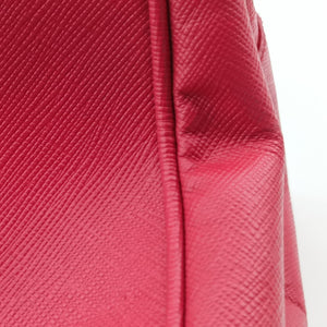 Pre-owned Prada Galleria Red SAFFIANO Leather BN1844 handbag | stylenewstar
