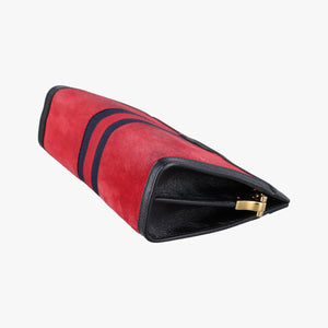 Secondhand Gucci Ophidia Red×Black Suede×leather 503877 shoulderbag | stylenewstar