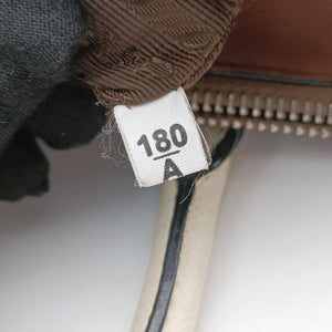 Pre-owned Prada Galleria Brown × Black × White Leather shoulderbag | stylenewstar