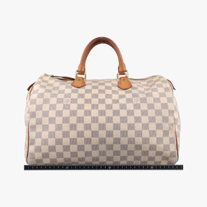 Secondhand Louis Vuitton Speedy 35 Azur Damier Canvas N41535 handbag | stylenewstar