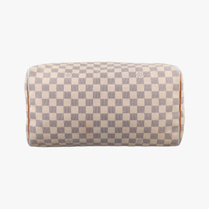 Secondhand Louis Vuitton Speedy 35 Azur Damier Canvas N41535 handbag | stylenewstar