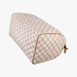 Secondhand Louis Vuitton Speedy 35 Azur Damier Canvas N41535 handbag | stylenewstar