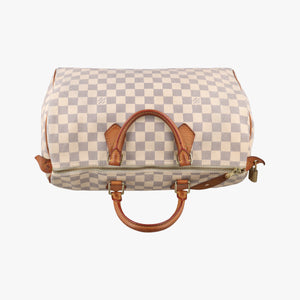Secondhand Louis Vuitton Speedy 35 Azur Damier Canvas N41535 handbag | stylenewstar