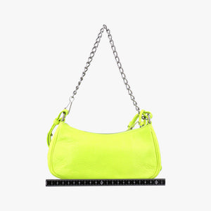 Vintage Balenciaga Le Cagole YellowGreen lambskin shoulderbag | stylenewstar