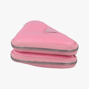 Vintage Prada Triangle mini Pink Leather 1NR015 shoulderbag | stylenewstar