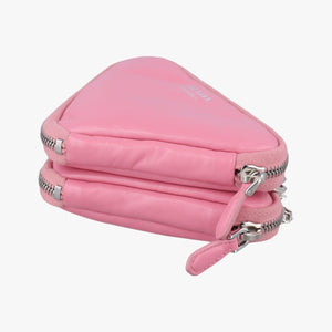 Vintage Prada Triangle mini Pink Leather 1NR015 shoulderbag | stylenewstar