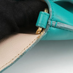 Pre-owned Ferragamo Sookie Blue Leather shoulderbag | stylenewstar