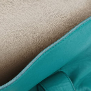 Pre-owned Ferragamo Sookie Blue Leather shoulderbag | stylenewstar