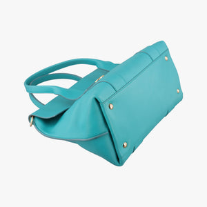 Pre-owned Ferragamo Sookie Blue Leather shoulderbag | stylenewstar