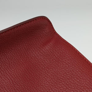Pre-owned Burberry TB logo Red Leather shoulderbag | stylenewstar