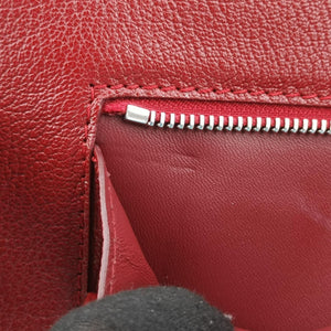 Pre-owned Burberry TB logo Red Leather shoulderbag | stylenewstar