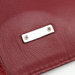 Pre-owned Burberry TB logo Red Leather shoulderbag | stylenewstar