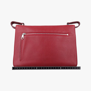 Pre-owned Burberry TB logo Red Leather shoulderbag | stylenewstar