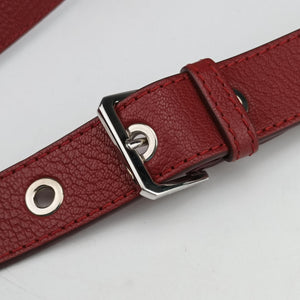 Pre-owned Burberry TB logo Red Leather shoulderbag | stylenewstar