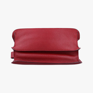 Pre-owned Burberry TB logo Red Leather shoulderbag | stylenewstar