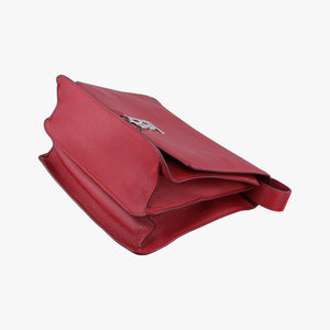 Pre-owned Burberry TB logo Red Leather shoulderbag | stylenewstar