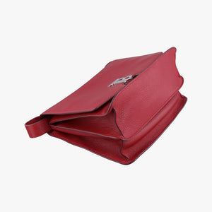 Pre-owned Burberry TB logo Red Leather shoulderbag | stylenewstar