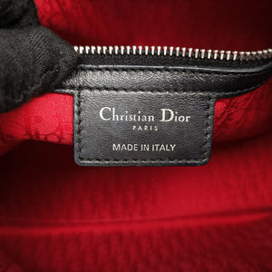 Secondhand Christian Dior Lady Dior Black lambskin shoulderbag | stylenewstar