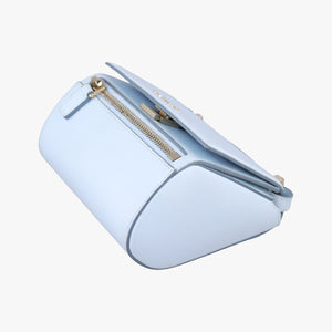 Pre-owned Givenchy Pandora Box Blue leather shoulderbag | stylenewstar