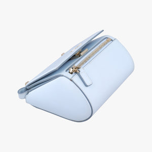 Pre-owned Givenchy Pandora Box Blue leather shoulderbag | stylenewstar