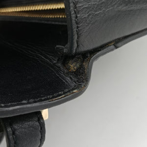 Pre-owned Givenchy Pandora Black Leather shoulderbag | stylenewstar