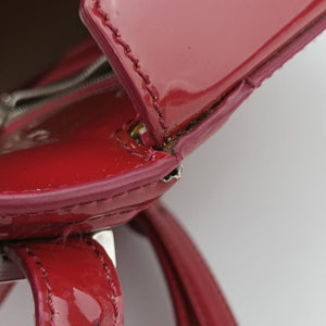 Pre-owned Givenchy Pandora Box Red Patent Leather shoulderbag | stylenewstar