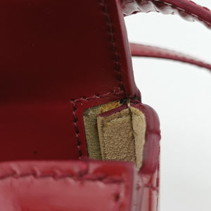 Pre-owned Givenchy Pandora Box Red Patent Leather shoulderbag | stylenewstar