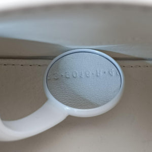 Pre-owned Balenciaga Hourglass mini White leather shoulderbag | stylenewstar