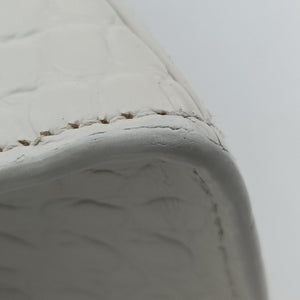 Pre-owned Balenciaga Hourglass mini White leather shoulderbag | stylenewstar