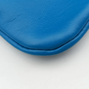 Pre-owned Hermes Sac Aline mini Blue lambskin shoulderbag | stylenewstar