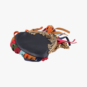 Pre-owned Gucci Animalier Mini Frame Bag Black Leather 488428 shoulderbag | stylenewstar
