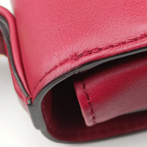 Pre-owned Delvaux Tampete Burgundy Leather shoulderbag | stylenewstar