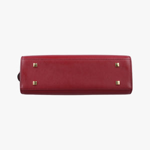 Pre-owned Delvaux Tampete Burgundy Leather shoulderbag | stylenewstar