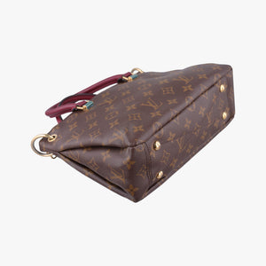 Vintage Louis Vuitton PALLAS brown×CERISE Monogram Canvas×calf leather M41175 shoulderbag | stylenewstar