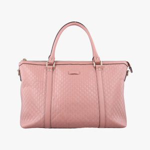 Pre-owned Gucci Microguccissima Pink Leather 449655 handbag | stylenewstar