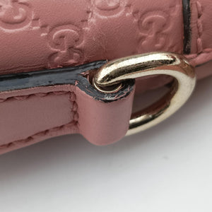 Pre-owned Gucci Microguccissima Pink Leather 449655 handbag | stylenewstar