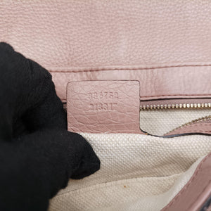 Pre-owned Gucci SOHO Pink Leather 336752 shoulderbag | stylenewstar