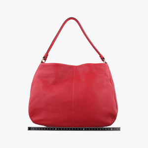 Pre-owned Ferragamo Vara Ribbon Red calfskin shoulderbag | stylenewstar