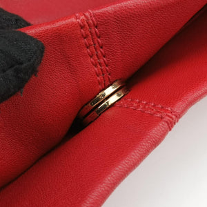 Pre-owned Ferragamo Vara Ribbon Red calfskin shoulderbag | stylenewstar